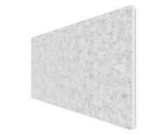 vilz Pannello acustico modulare per scrivania, parete, soffitto, 110 x 55 x 1,8 cm, isolamento acustico, rettangolare, in feltro riciclato