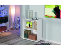 13Casa Links - Simply A9 - Libreria. Dim: 60x30x75 h cm. Col: Bianco. Mat: Nobilitato.