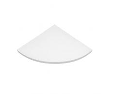 MODULARREDO | ANGOLO Mensola da Muro, Mensola Angolare, Mensola da Parete, Mensola Angolare Per Muro, 35x35x1.8 cm, Bianco - Made in Italy