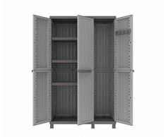 Armadio di resina effetto legno - L 102 x P 39 x H 170 cm