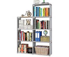 MOAMUN - Scaffale a cubo con 7 scomparti, per soggiorno, camera dei bambini, libri, vestiti, giocattoli (color1)