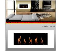 Bio Etanolo Camino , Caminetto Modello Daniel - Scegli tra 6 colori (bianco)