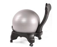 Caishuirong Sedia da Ufficio Esercizio di stabilità Yoga Palla Premium Sedia ergonomica for casa e Ufficio Escursioni con Pompa Air Classic Balance Ball Chair Adatta per L'Ufficio Lavoratori