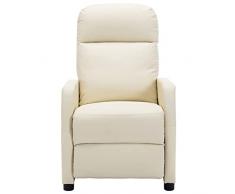 Susany Poltrona Elettrica Relax Reclinabile in Similpelle con Poggiapiedi 65x95x105 cm,Poltrona da TV,Poltrona Relax,Poltrona Reclinabile,Poltrona in Tessuto,Poltrona con Poggiapiedi,Poltrona Anziani