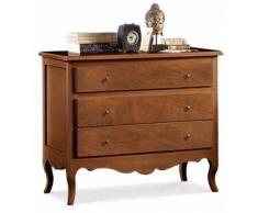 CasaPiù est 2019 Como, arte povera, in legno massello e mdf con rifinitura in noce lucido - Mis. 107X52X89H