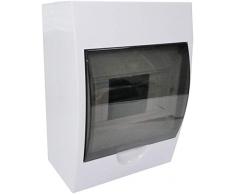 AERZETIX - Quadro elettrico - Pannello di distribuzione/modulare - 200x150x90mm - Di parete - Supporto - Fissaggio - 6 Moduli - IP40 - C44884