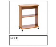 Relax e Design Mobile Carrello Noce H.71 L.54 P.40 Porta TV, Stampante, Playstation ed Altro