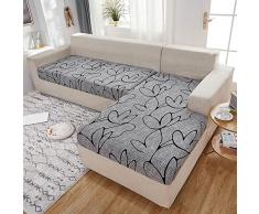 ZZDZW Copridivano 3 Posti con Penisola Copri Divano Angolare a Destra a Sinistra Elasticizzato Copridivani a SX a DX Elasticizzati Universali Copertura Fodera per Divano Sofa Cover