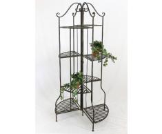 Scala fiorita 167cm Scaffale fiori 110243 Porta fiori Porta piante Scaffale marrone
