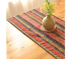 Justdolife Runner Etnico Tassel Home Decor Party Runner per Mobile TV