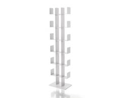 ZStyle BBB Italia B.Blos libreria a colonna verticale H 192 cm 6 ripiani di Bruno Rainaldi (Bianco)