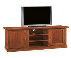 PORTA TV IN LEGNO IN ARTE POVERA L160 P46 H56