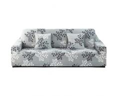 ARNTY Copridivano, Copridivano con Penisola Copridivano 1/2/3/4 posti Elasticizzato Floreale Copridivani Antiscivolo Antimacchia(Le Foglie, Copridivano 4 Posti:231-300cm)