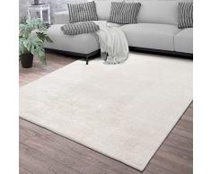 TT Home Tappeto Salotto Pelo Corto Monocolore Design Moderno Lavabile Giallo Oro, Colore: Crema, Dimensione:60x100 cm