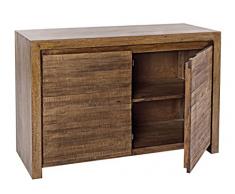 Bizzotto Jamila Credenza 2A, Legno, Marrone, 110x45x75 cm