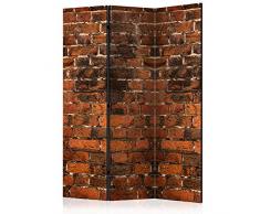 murando Paravento Mattone 135x172 cm Stampa unilaterale su Tela in TNT Parete Divisoria Interno Separatore Stanza Decorazioni Marrone f-C-0328-z-b