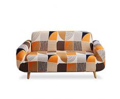 VanderHOME Copridivano Elastico, Fodere Copridivani Elasticizzato, Fodera per Divano Sofa Antiscivolo Universale Protettore penisola 2 posti (145-185 cm)