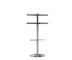 NBSilence® Mobile TV pavimento carrello per TV LCD LED plasma Schermi Piatti Stand con Ruote MobileFit per 32''- 60'', Max 66 lbs capacità di carico, Massima VESA Hole 400*400 millimetri, controlla la tua TV VESA formato prima di ordine