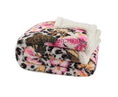 Plaid di pile agnellato MORBIDOTTO JUNGLE