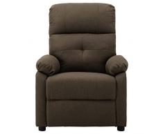 Susany Poltrona da Massaggio Elettrica Relax Reclinabile 6 Liveli in Tessuto con Poggiapiedi 76x90x100 cm,Poltrona Relax Reclinabile,Poltrona da TV,Poltrona Massaggiante,Poltrona per Anziani