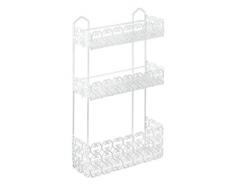 Metaltex Porta Cosmetici Rettangolare Arredo Bagno e Accessori, Metallo