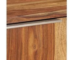 vidaXL Massello di Sheesham Mobile TV con Finitura Miele 118x30x40cm Credenza