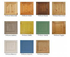 Armadio rustico 1 anta-Colore Noce