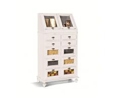 CREDENZA LEGNO DISPENZA BASE MOBILE LEGNO BIANCO OPACO