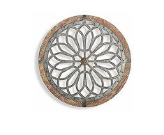 ZNOUSH - Decorazione circolare da parete per soggiorno, camera da letto, sala da pranzo, bagno, decorazione da parete per TV, divano, sfondo della parete, 1