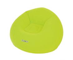 Jilong Easigo Lazy Chair - Poltrona gonfiabile, in colori assortiti, 105cm x 105cm x 65cm