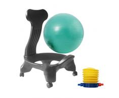 Equilibrio Yoga Yoga Ball Chair Donne Incinte Riparazione Post-Natale Esercizio Ball Chair Sedili Multifunzione antideflagranti per Ufficio a casa e Palestra