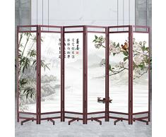 Paravento/Separè Decorativo per Interni/Balcone, Divisorio Pieghevole a 6 Pannelli Divisori da Ambienti, Paravento per Uffici, Case, Hotel, Ospedali, Ristoranti e Aule, ECC,#8
