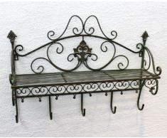 Armadio Malaga 12205 mensola a muro Rastrelliera/mobile a ripiani gancio appendiabiti armadio a 60 centimetri a muro Rastrelliera/mobile a ripiani bagno