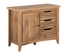 Beliani Credenza in color legno chiaro Agora