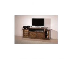 Estea Mobili - MOBILE CREDENZA PORTA TV LEGNO COLORE NOCE ARTE POVERA x sala salotto - - 678F