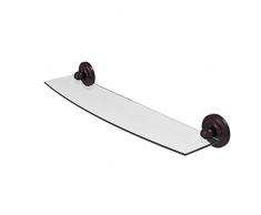 Allied Brass PQN-33/18-VB - Mensola in vetro, 18 x 5, colore: Bronzo spazzolato