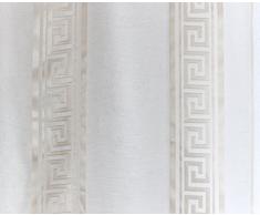 'Voile tenda doppia "Fiby, con passanti, extra lunga 140 * 285, Poliestere, Bianco crema, 140*285