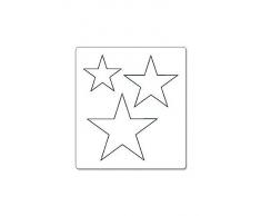 TG. 23.3 x 12.5 x 0.2 cm) Sizzix Thinlits Fustella, Acciaio