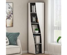 Scaffalino Espositore Piccola Libreria Angolare Minimal Oro E Vetro - Foto 7