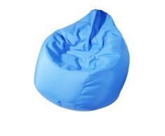 OUTLETISSIMO® Poltrona Sacco Pouf POUFF Puff PUF Celeste Modello Mega 90X135cm Nuovo Offerta