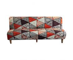 DGSGBAS Fodera per Divano Letto Senza Braccioli,3/2 Posti Elasticizzato Copridivano Letto Fodere per Divani Reclinabili Elasticizzate Ikea Copridivani Elastici Teli Estivi Universali per Animali