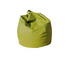 13Casa Dea Poltrona a Sacco, finta pelle, Verde Olivastro, 70 x 110 cm