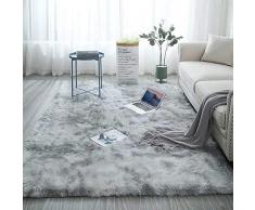 MBUHJ Shaggy Tappeto a Pelo Lungo, Tappeto Peloso Soggiorno, Salotto Moderno Cameretta Tappeti Pelosi Camera da Letto Morbido Lunga Soffice, Morbido e Antiscivolo (A/5,120 x 200 cm)