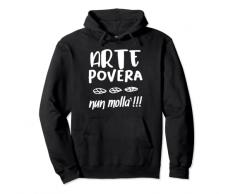 Arte Povera Nun Molla Tormentone Case Popolari Felpa con Cappuccio