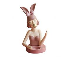 GOOFFY Portabottiglie Portabottiglie Ragazza Moderna, Scultura Creativa in Resina Portabottiglie Singole for Bottiglie da Banco, Portabottiglie for Cucina, Bar, Dispensa, Cantina Portabottiglie Scaffa