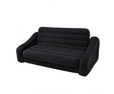 Divano letto gonfiabile in pvc, da 193X221 cm Nero