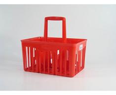 Cesta Cestello Portabottiglie 6scomparti per bottiglie da Lt.1 Con Manico