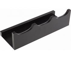 APS buffet-supporto - Good Morning -, in legno di faggio, massiccio, colore wengé, 43 x 17 cm, H: 13,5 cm