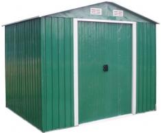 CASETTA BOX in LAMIERA VERDE 205X257X202H cm PAPILLON per attrezzi da giardino