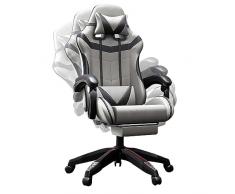 Sedia ergonomica Sedia da ufficio, Sedia da scrivania Sedia da ufficio con poggiatesta regolabile, Casa Ufficio Sedia operativa girevole con schienale alto e funzione di inclinazione, Altezza